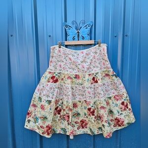 Cottage Homestead Skirt 100% Cotton